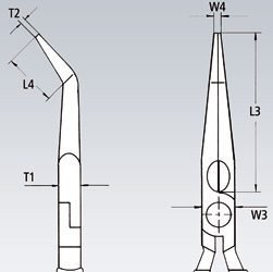 Шпицаста клешта 200mm vde,1000v knipex - Image 6