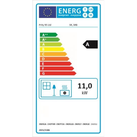 Печка на дрва PRITY SR | 11.4 kW | 77 kg | Класа A - Image 8