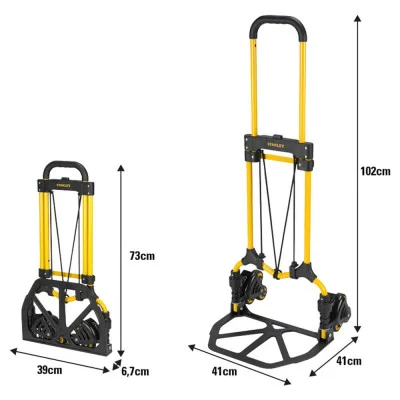 ТРАНСПОРТНА КОЛИЧКА Stanley SXWT-FT584 | 60 kg (30 kg на скали) | 39 x 29 cm | 3.5 kg | Челик - Image 2